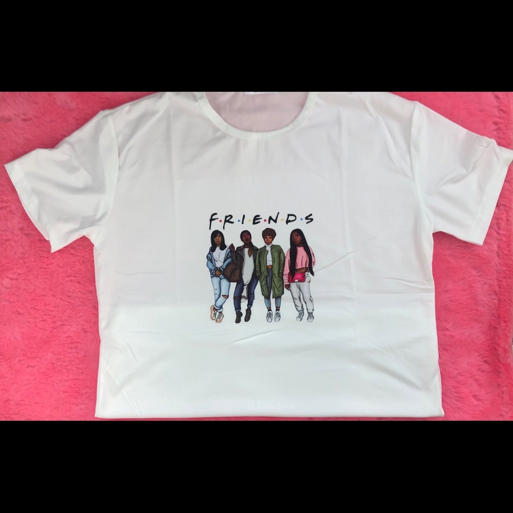 Brown version of TV show F.R.I.E.N.D.S t-shirt.